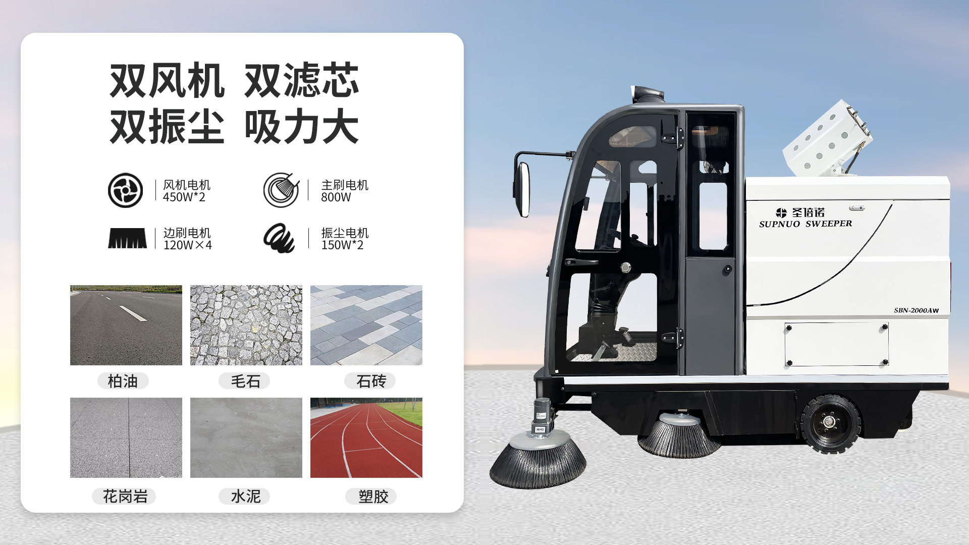 长兴电动扫地车在机场清洁中的应用